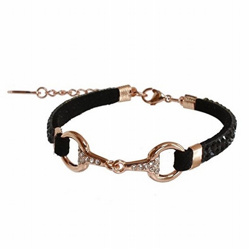 Armband Equinema rosé Svart