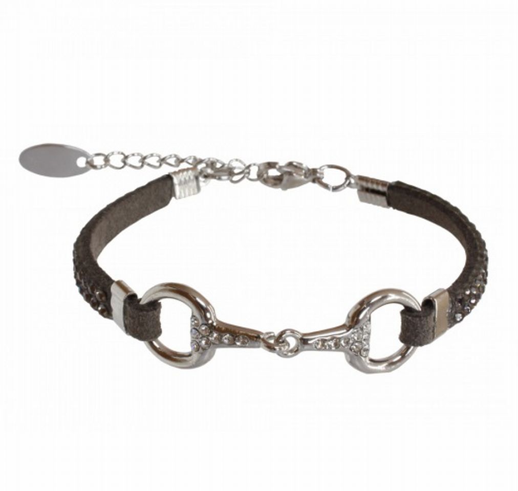 Armband Equinema silver grå