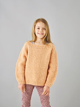 Raglan sweater barn - Elsa by Permin