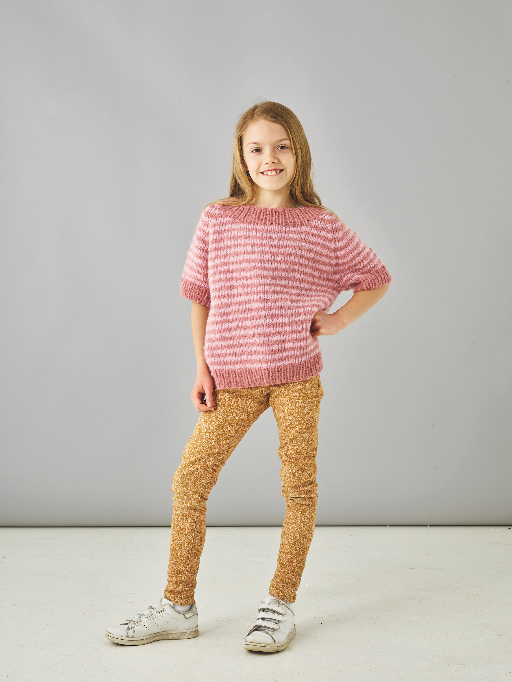 T-shirt i ränder barn - Elsa by Permin