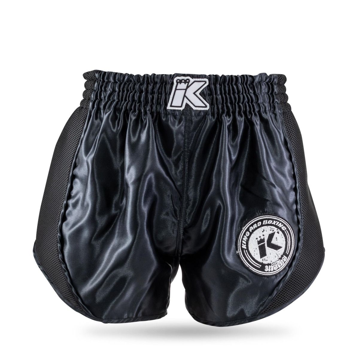 KING Thaishorts Retro Mesh Svart - 2