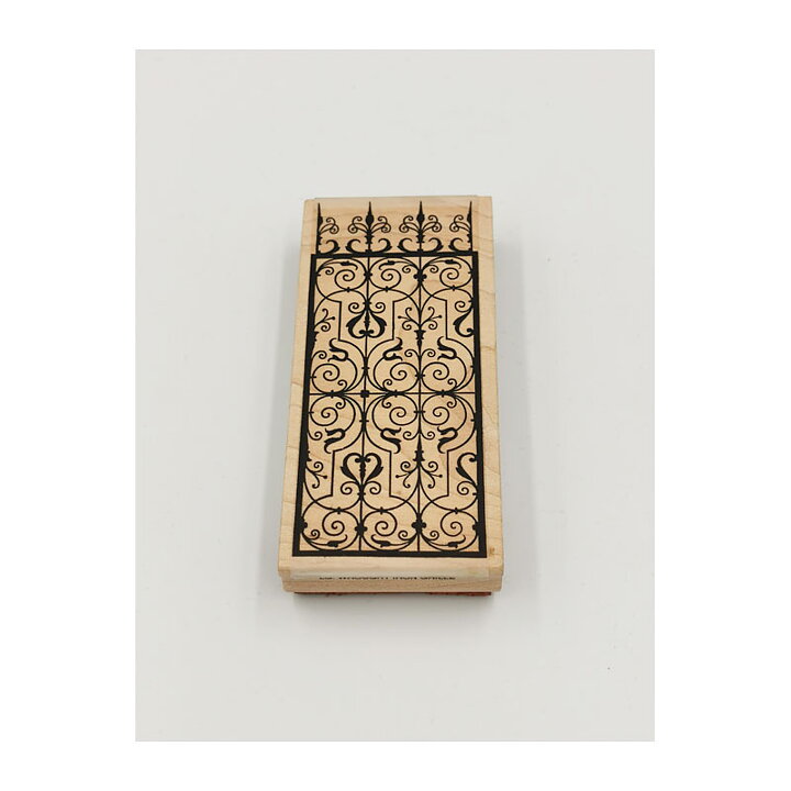Stampington Company Rubber Stamps Second Hand - Wrought Iron Grille