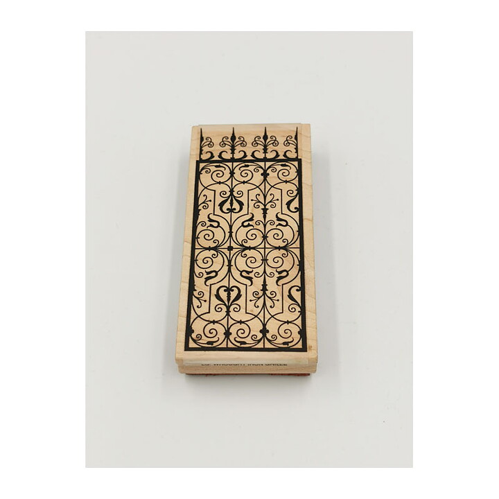 Stampington Company Rubber Stamps Second Hand - Wrought Iron Grille
