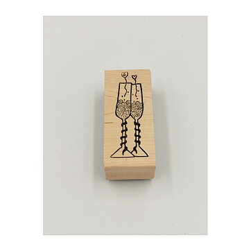 Rubber Stamps Second Hand - Champagne Glass