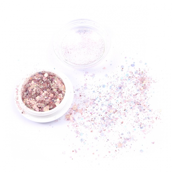 Glitterpaljetter,  Fuschia AB