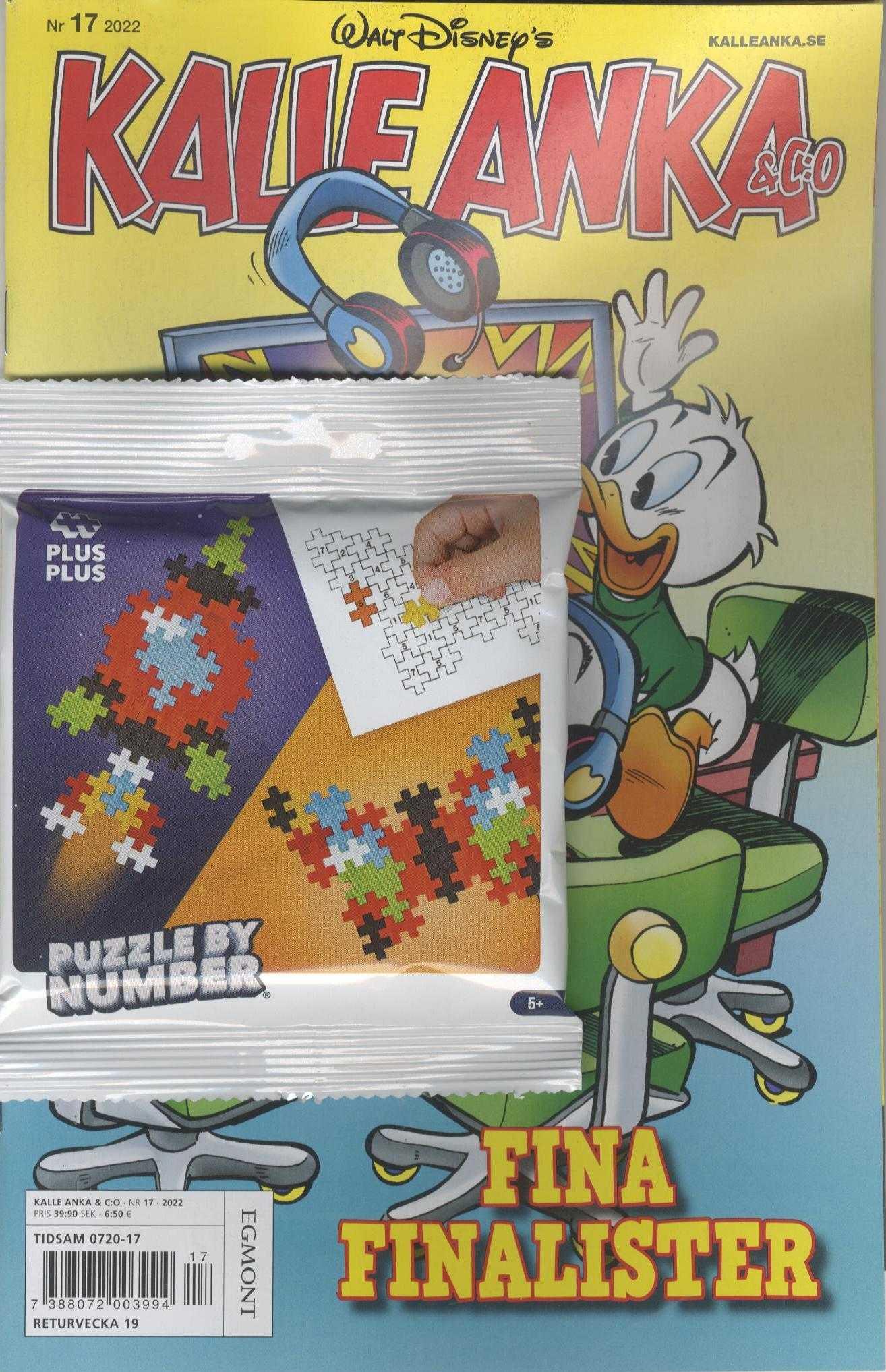 Kalle Anka & CO nr 17 2022, Fina finalister, Puzzle by number!