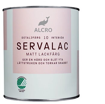 Servalac Matt Lackfärg Bas A 0,675L