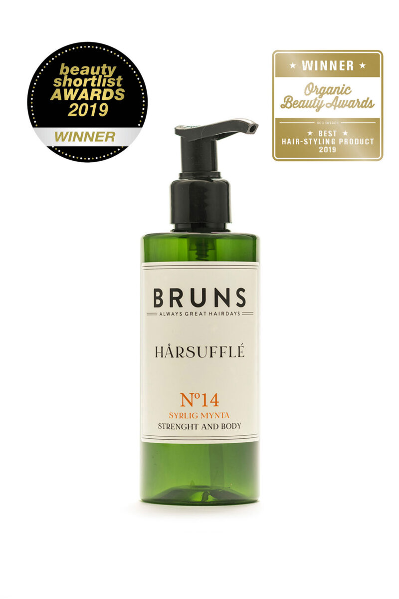 Hårsufflé nr14 Syrlig Mynta 200ml, Bruns