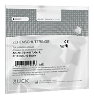 RUCK® AVLASTNING Silikon, Tåring, storlek 3 (Ø 18 mm), 10 st