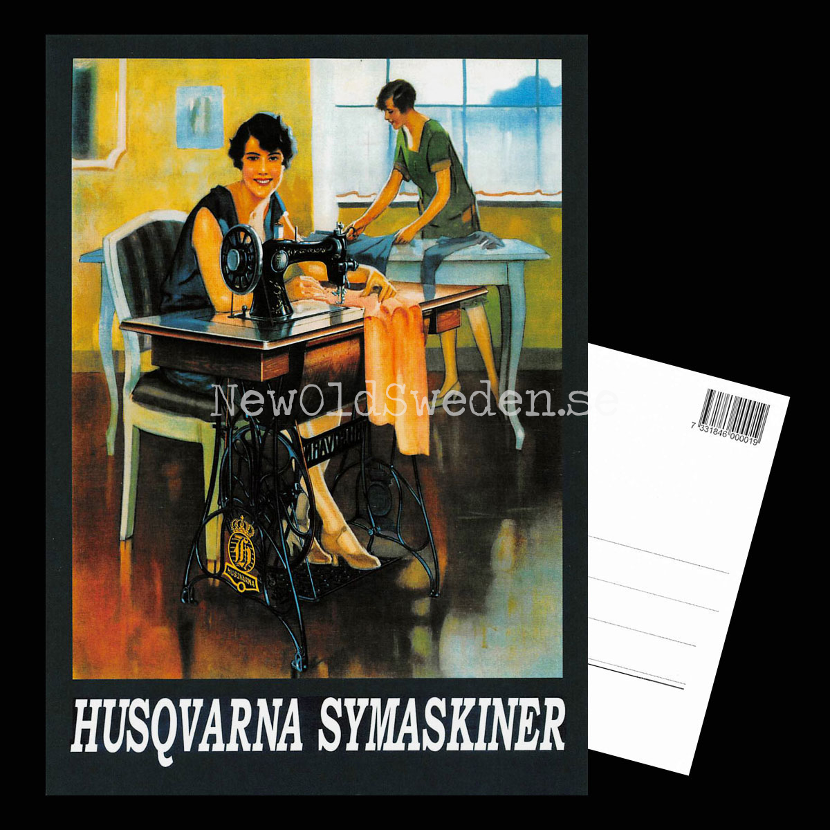 HUSQVARNA Symaskiner - Vykort A5 - 3
