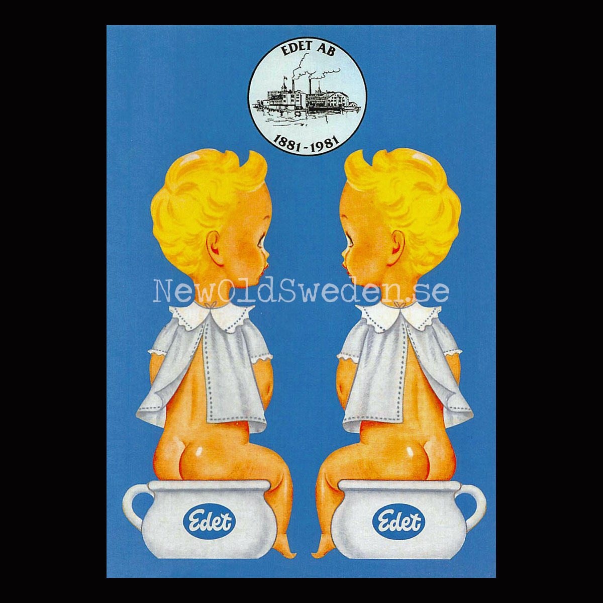Edet AB 100 år 1881 - 1981 - Vykort A5
