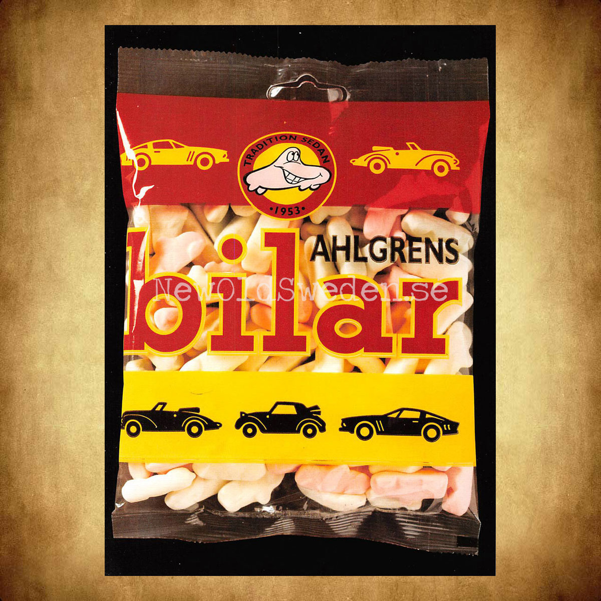 AHLGRENS Bilar 40 år 1953-1993 - Vykort A5 *** - 2