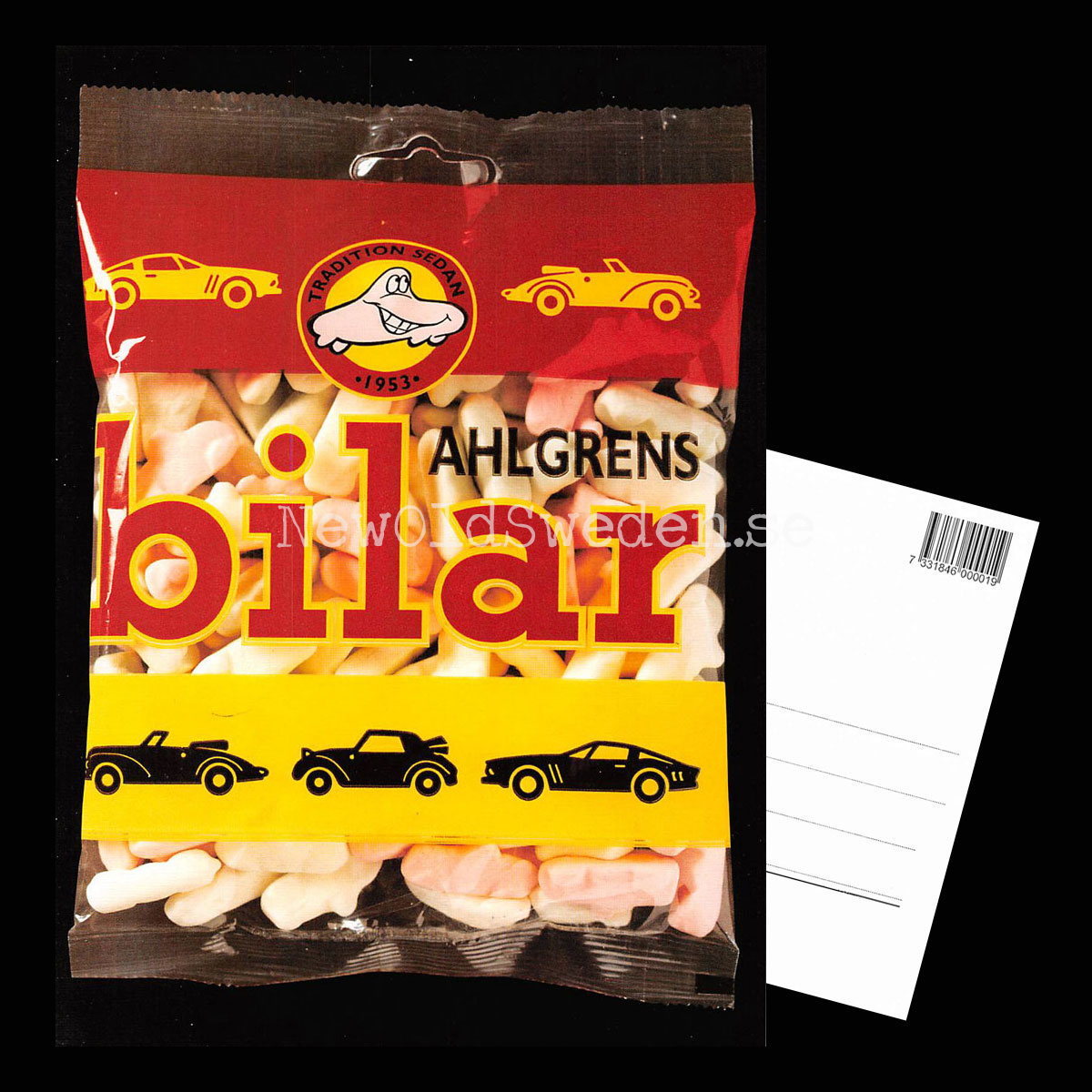 AHLGRENS Bilar 40 år 1953-1993 - Vykort A5 *** - 3