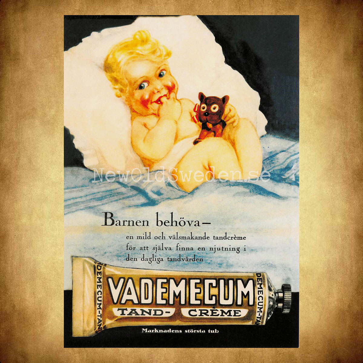 VADEMECUM Tand-Créme - Vykort A5 - 2