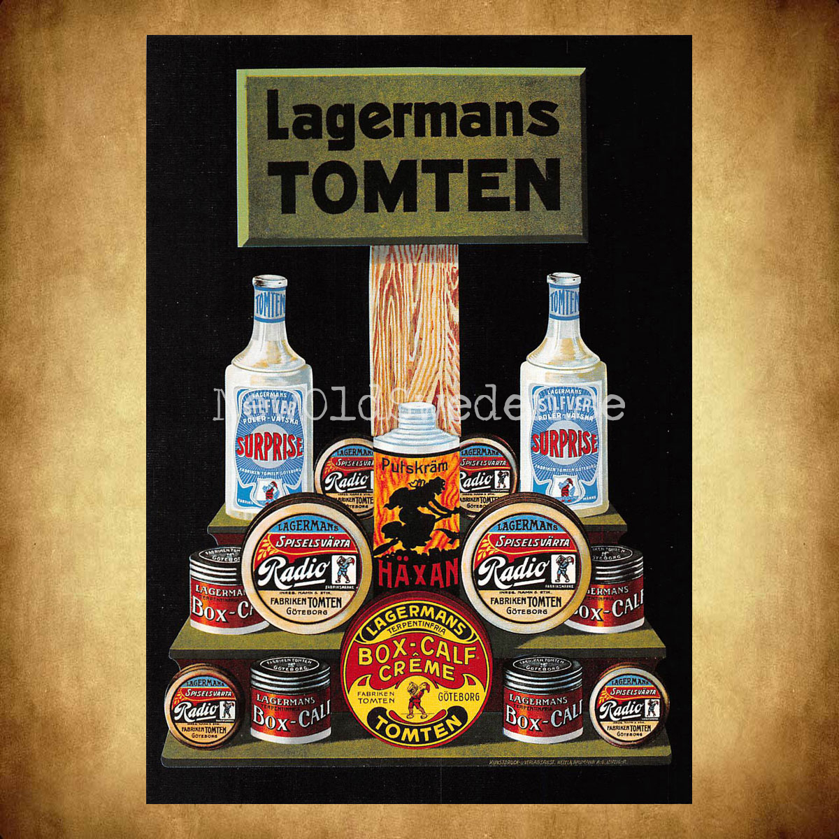 LAGERMANS TOMTEN - Vykort A5 - 2
