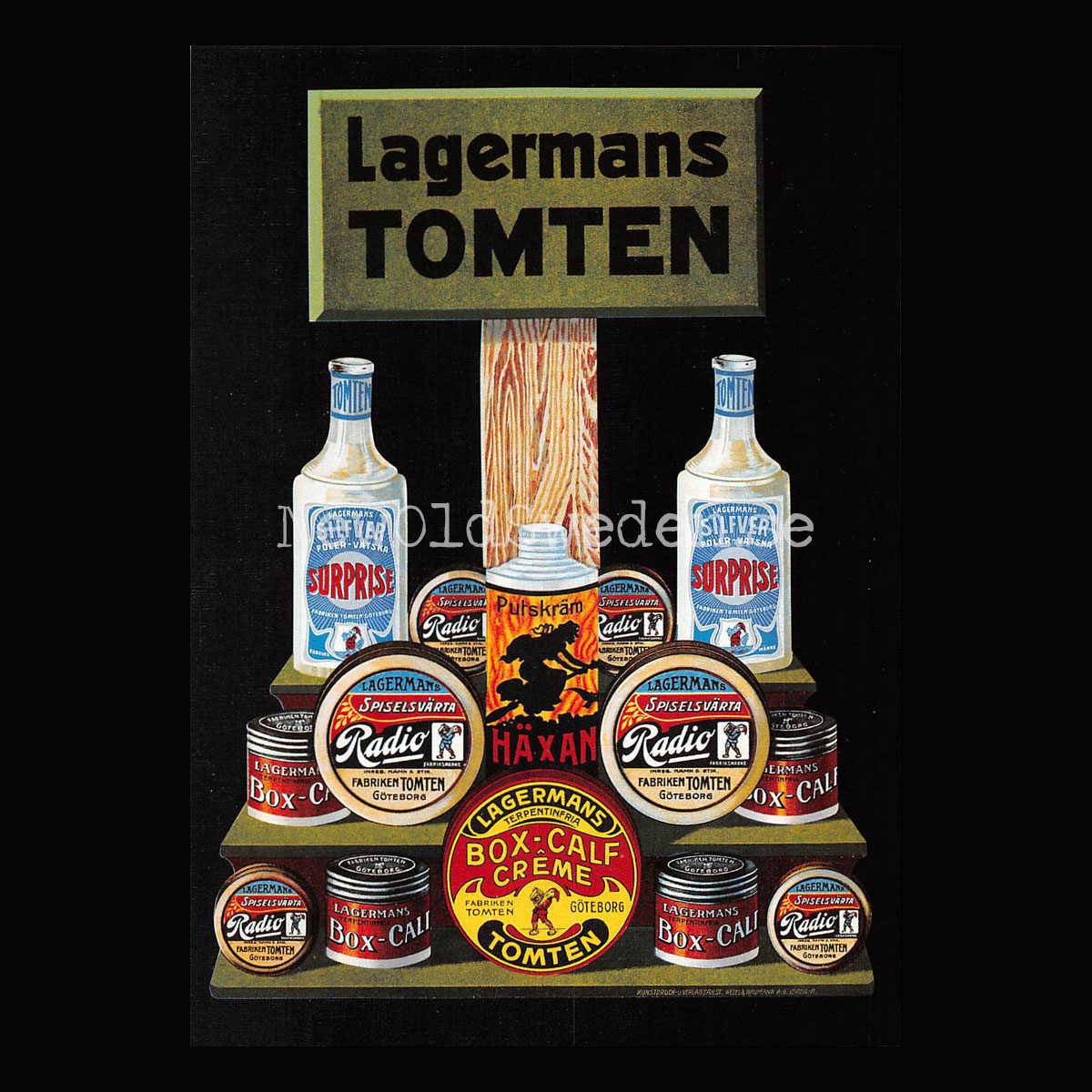 LAGERMANS TOMTEN - Vykort A5