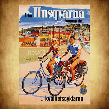 HUSQVARNA Kvalitétscyklar - Vykort A5
