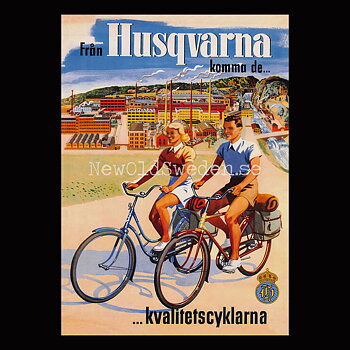 HUSQVARNA Kvalitétscyklar - Vykort A5