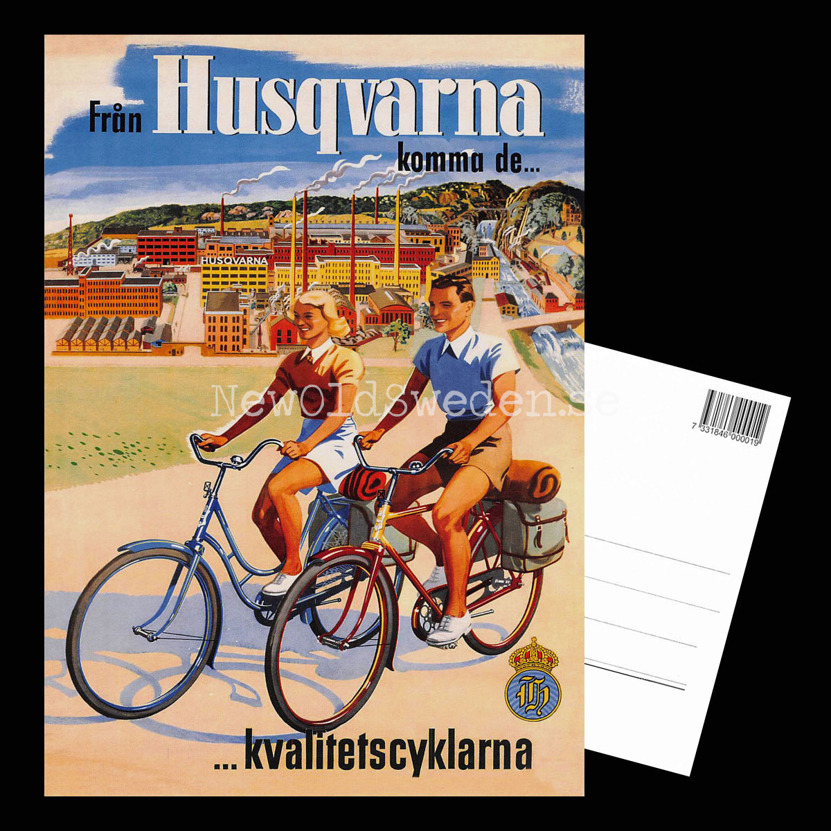 HUSQVARNA Kvalitétscyklar - Vykort A5 - 3
