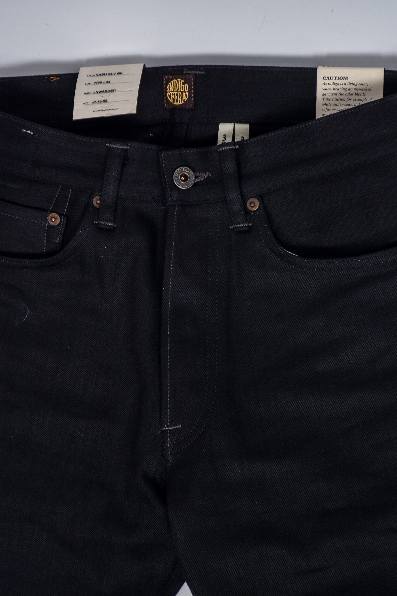 Indigofera - Nash Jeans Gunpowder Black 14 oz - 7