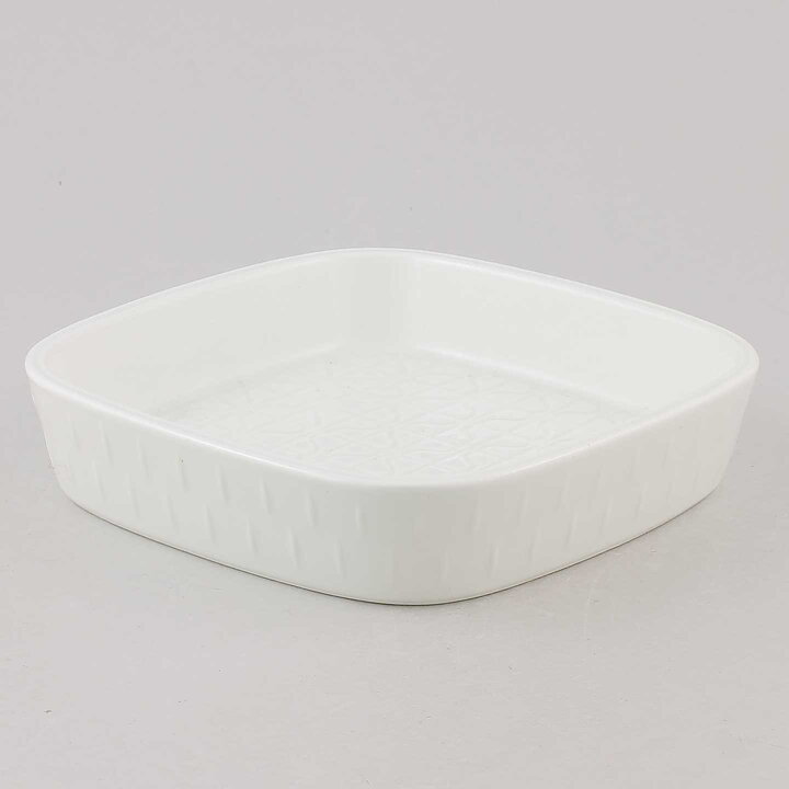 Gunnar Nylund (Domino 1960s) White Bowl with Geometric Relief 15 cm (3)