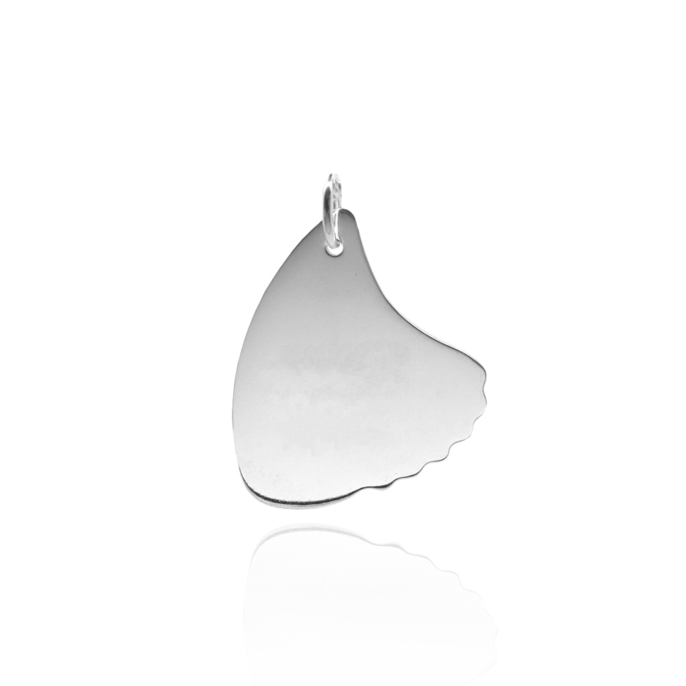 Sterling Silver Plectrum Shark fin