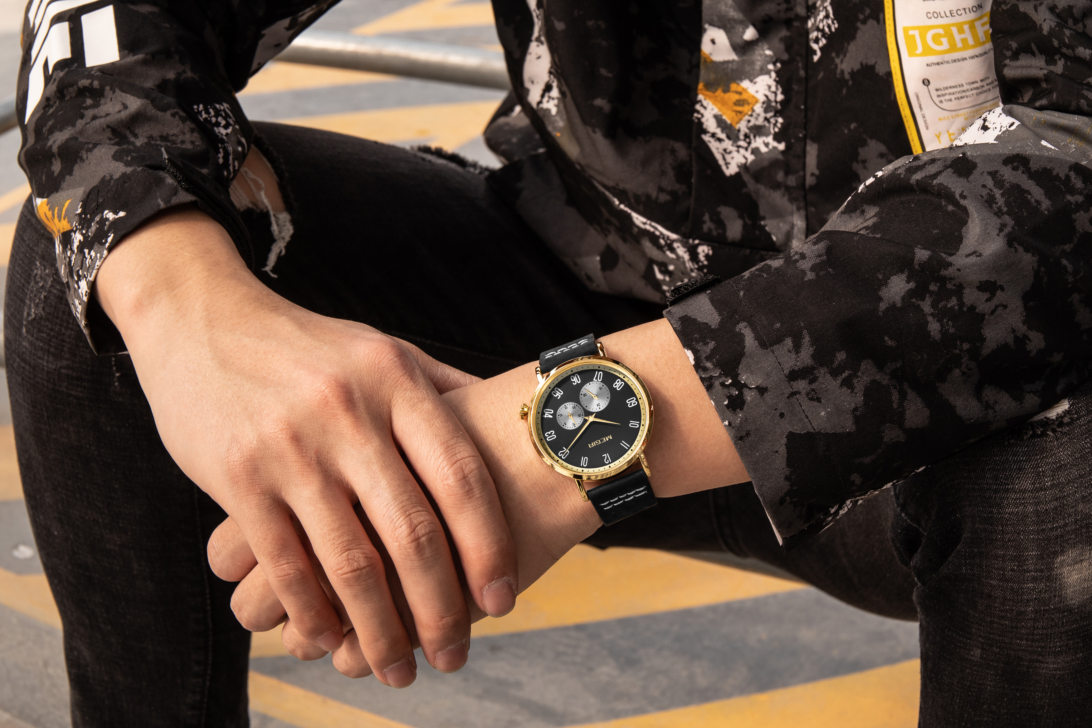 Megir Galant Gold Black - 7