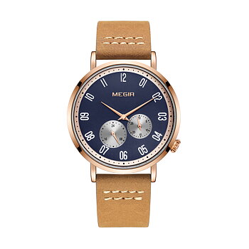 Megir Galant Rose Gold Blue