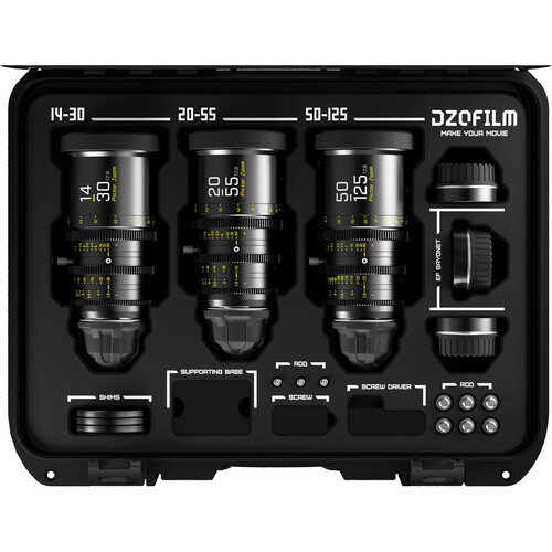 DZOFilm Pictor T2.8 Super35 Zoom 3-Lens Bundle (PL & EF Mount)