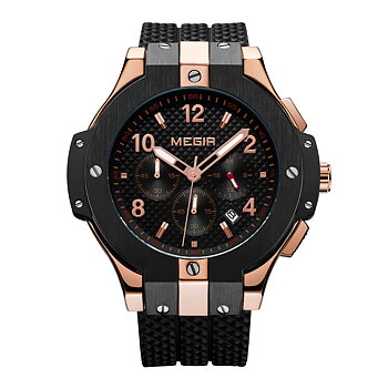 Megir Night Dweller Rose Gold Black