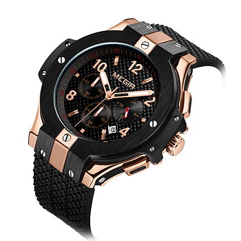 Megir Night Dweller Rose Gold Black