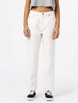 Dickies Women Duck Canvas Carpenter Pant Stone Washed Cloud