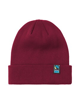 Classic Beanie, Unisex, Bordeaux, Neutral, Fairtrade & Organic GOTS