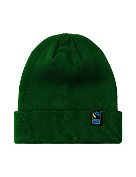 Classic Beanie, Unisex, Bottle Green, Neutral, Fairtrade & Organic GOTS