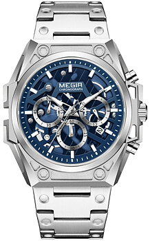 Megir Brute Force Silver Blue