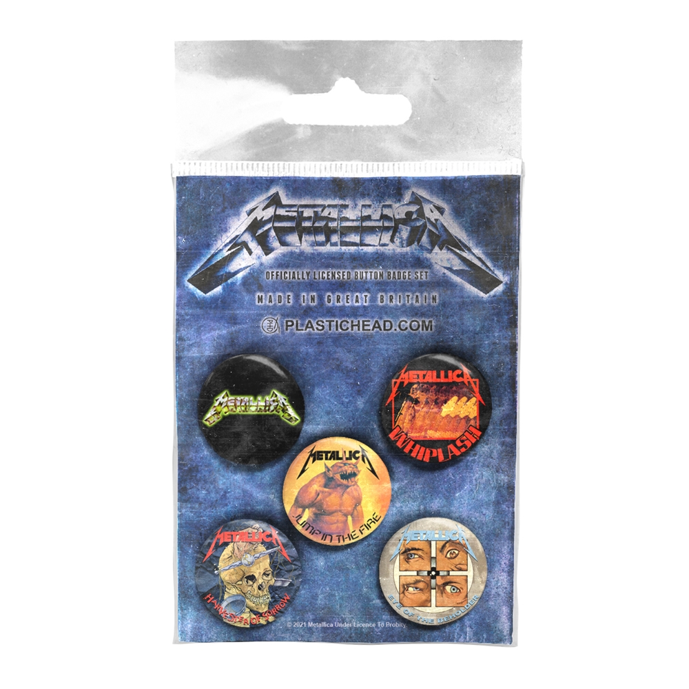 Metallica Jump In The Fire Badge Pack