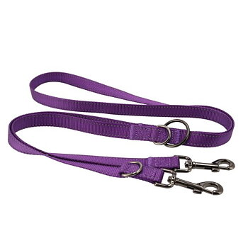 Dogman Nylonkoppel Iris multi lila