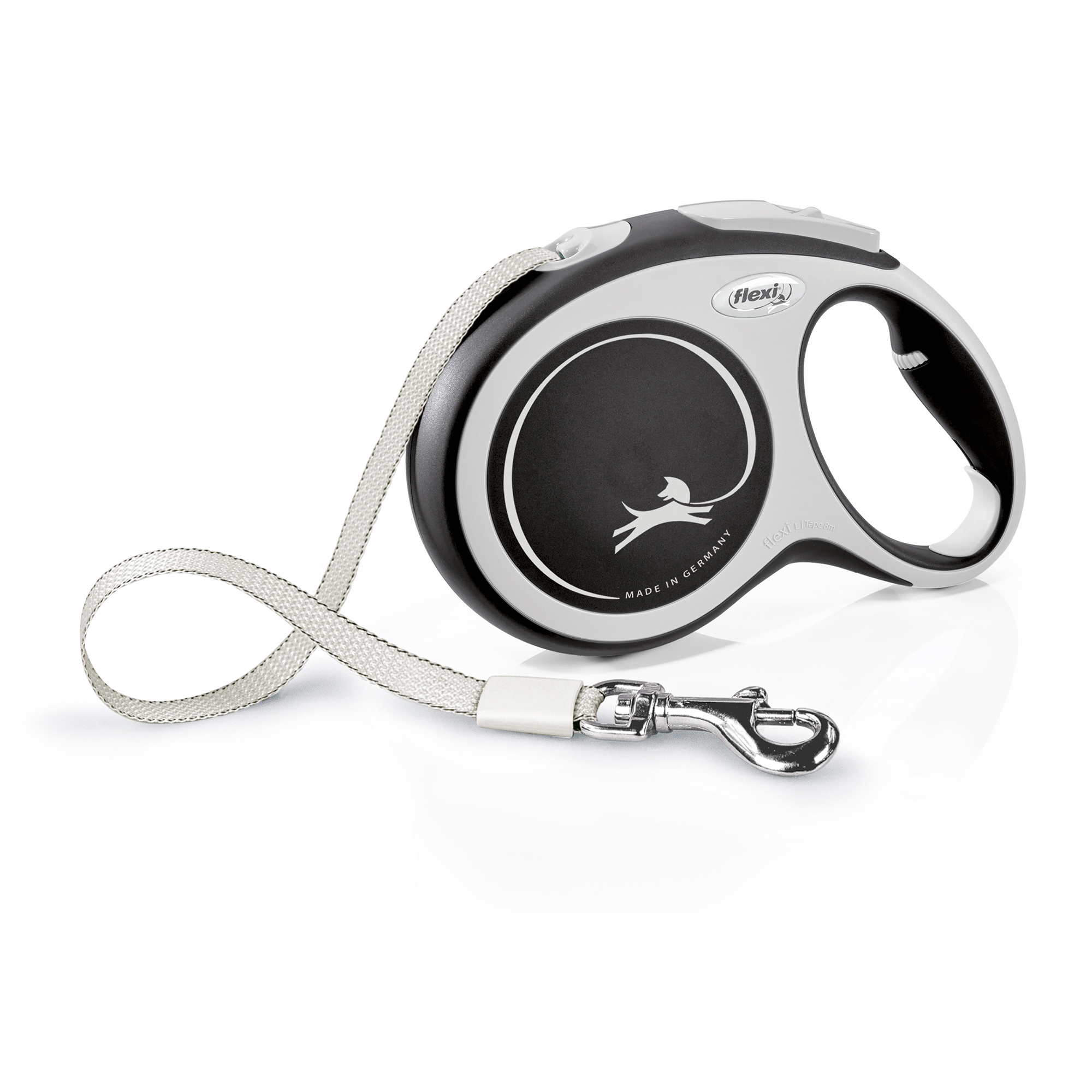 Flexi New COMFORT - Small - 5 Meter band - Svart