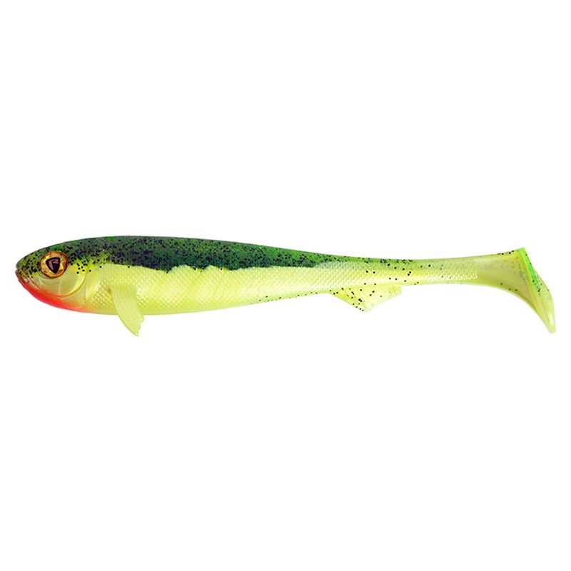 naturtrogen jigg på 23cm. har en otroligt förförisk gång och finish. En riktigt bra gäddjigg som kan tacklas med både shallow eller tyngre tackel. firetiger
