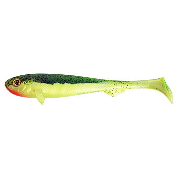 naturtrogen jigg på 23cm. har en otroligt förförisk gång och finish. En riktigt bra gäddjigg som kan tacklas med både shallow eller tyngre tackel. firetiger