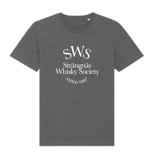 SWS Ekologisk återvunnen T-shirt svart-mellerad
