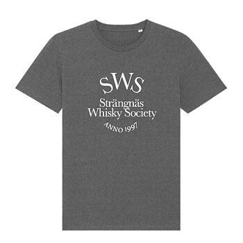 SWS Ekologisk återvunnen T-shirt svart-mellerad