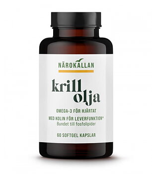 Krillolja för hjärtat, 60 kapslar Närokällan 