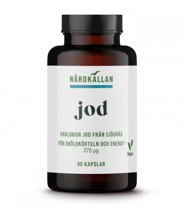 Jod Ekologisk 90 kapslar Närokällan