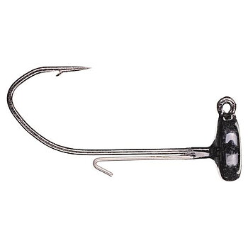 Ned rig-jiggskalle med wire som håller kvar betet på kroken. Otroligt starka och sylvassa Eagle Claw-krokar