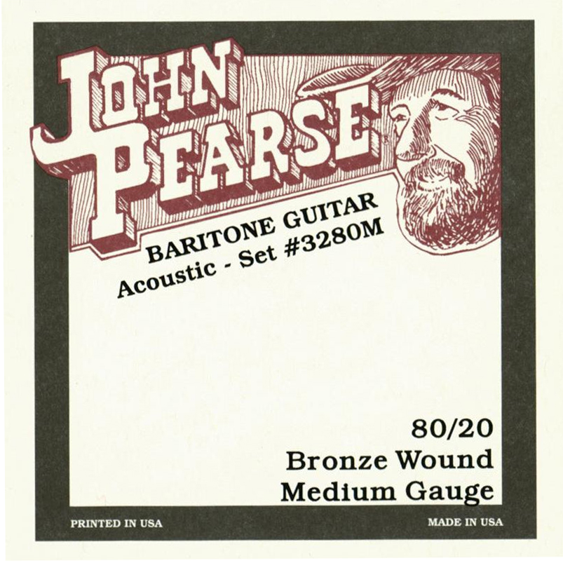 John Pearse 3280M Baritone 80/20 Bronze Acoustic 017-070 