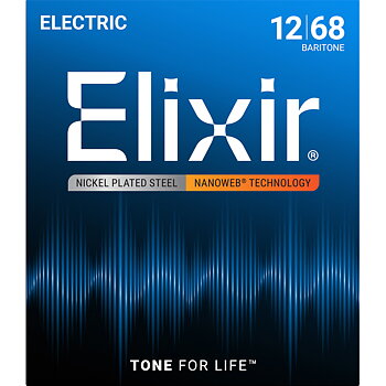 Elixir Nanoweb Baritone Strings 012-068