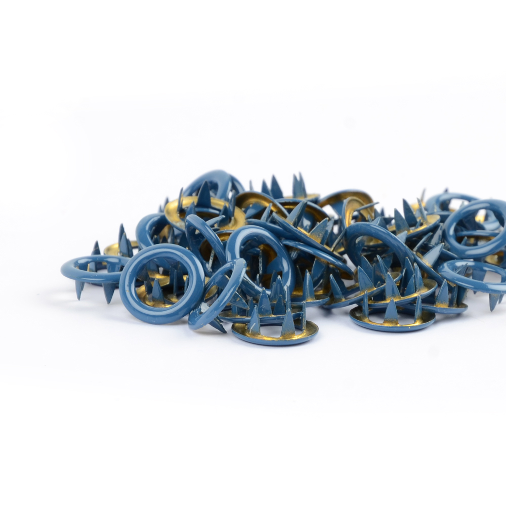 METAL PRONG SNAPS - DARK BLUE