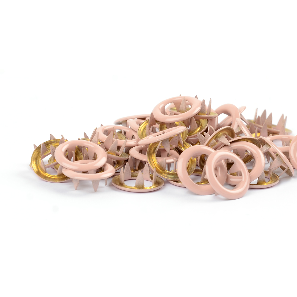 METAL PRONG SNAPS - OLD PINK