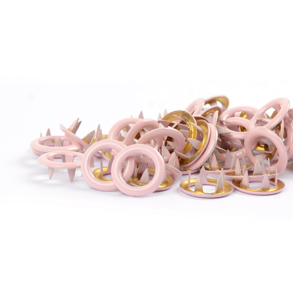 METAL PRONG SNAPS - LIGHT PINK